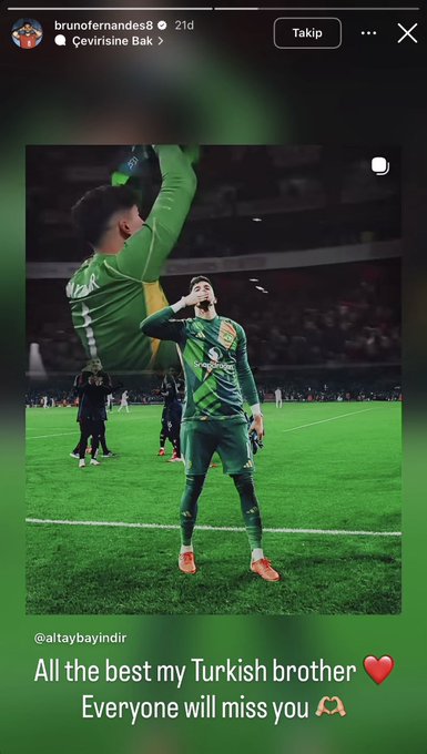 Bruno Fernandes: Türk kardeşim